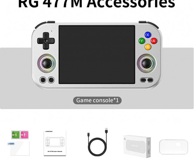 Портативная игровая приставка ANBERNIC RG 477M Bronze (12 Ram+256 GB)